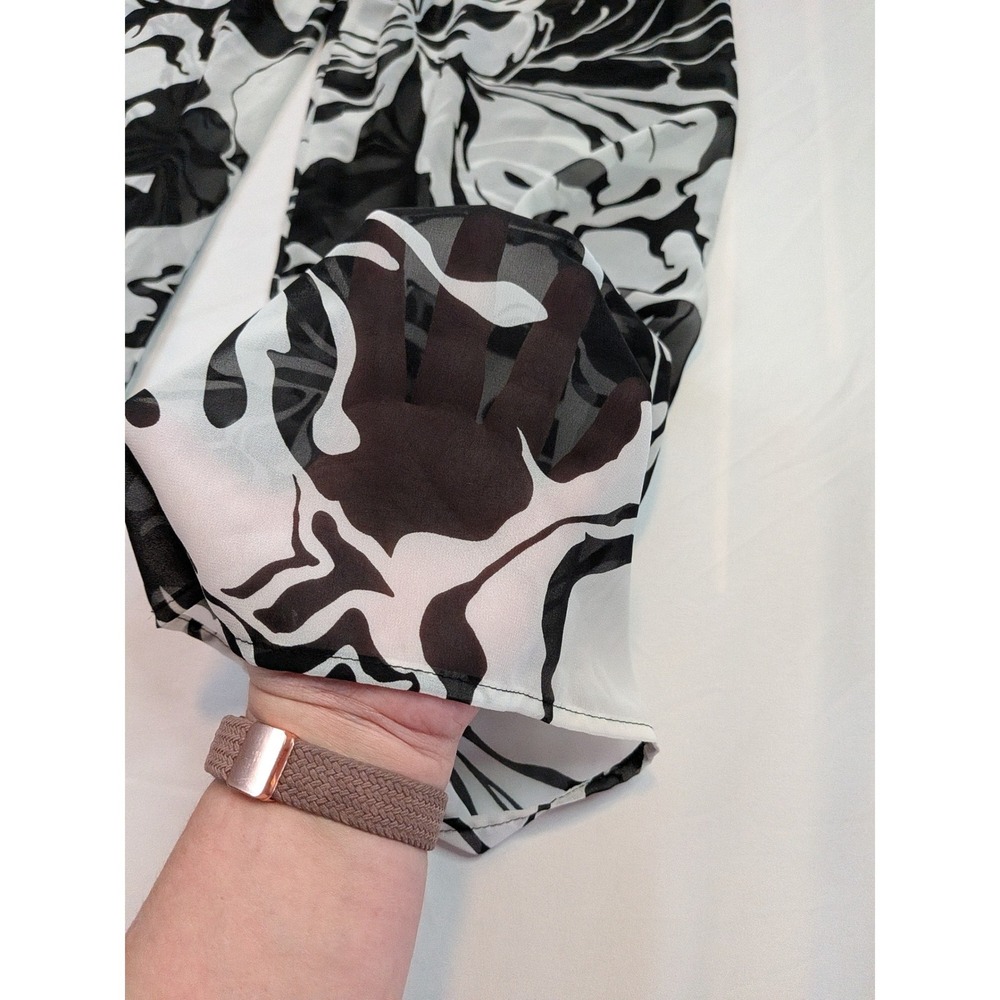 Victorias Secret Swim Beachwear Sheer Tie Front Cover Up Pants Tropical Medium - Picture 11 of 11